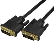 AUDA Kábel DVI DVI-D 24+1 Dual Link 2m