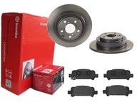 BREMBO ZADNÉ KOTOUČE, DESTIČKY, SUBARU FORESTER SF SG