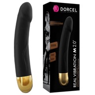 DORCEL VIBRATOR SEX MASÁŽER LUXUSNÉ ČIERNA / ZLATÁ