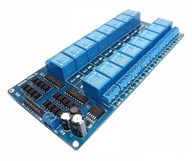 MODUL 16x KANÁLOVÉ RELÉ 5V 10A AVR ARM ARDUINO