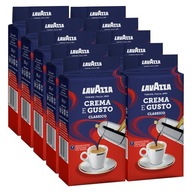 Lavazza Crema e Gusto Classico mletá káva 10x250