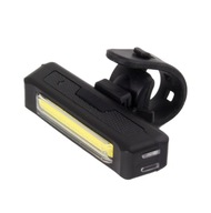 Výkonné predné LED svetlo na bicykel, dobíjateľné cez USB