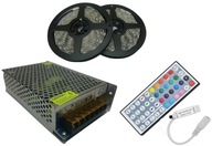 SET RGB 5050 300 LED pás 10m + ovládanie + napájanie