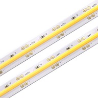 5m LED pás COB neónový studený 15w 24V CRI90