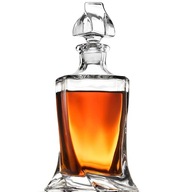 CRYSTAL DEKANNER BOHEMIA QUADRO WHISKEY 850ML