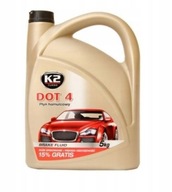 K2 DOT 4 BRZDOVÁ KVAPALINA 5KG 5L 5000ML T114