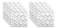 3D dekoračné panely 60x60 HEXAGONS 12 ks = 4,32 m2