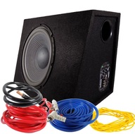 AKTÍVNY BASOVÝ SUBWOOFER BOX 400W KÁBLE