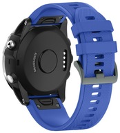 MODRÝ silikónový remienok Garmin FENIX 5 PLUS