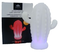 FAREBNÁ LED CACTUS 3D LAMPA MENÍ FARBU