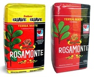 Yerba Mate Rosamonte Elaborada + Suave - 2 x 1 kg