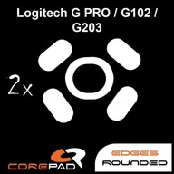 2 x CorePad klzáky pre Logitech G PRO G102 G203