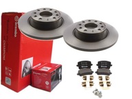 BREMBO ZADNÉ DISKY, DESTIČKY, AUDI Q3 SEAT ALHAMBRA II