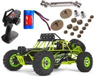 Auto na diaľkové ovládanie WLTOYS 12427 Auto RC 4x4 + KOVOVÝ HRIADEĽ PREVODOVKY