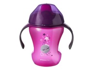 TOMMEE TIPPEE STRIEBORNÝ HRNČEK 230 ML S UCHÁČKOM