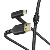 HAMA ANGLED nabíjanie/dáta microUSB 1,5 m