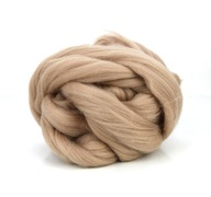 Vlna česaná MERINO 22-24mic BÉŽOVÁ 500g