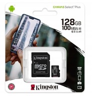 Kingston Canvas Select 128GB SD MICRO SD pamäťová karta + adaptér