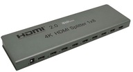 Rozbočovač HDMI 1x8 HDR 4K 1080p Scaler!