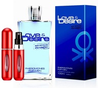 LOVE DESIRE PÁNSKY Svieži SILNÝ PARFUM S FEROMÓNMI INTENZÍVNE FEROMÓNY