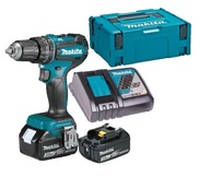 Makita 18V DHP485RFJ rázový skrutkovač bezkomutátorový 2x3Ah