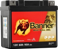 BATÉRIA BANNER BULL GT7-3 YTZ7S 12V/6Ah GEL 95A