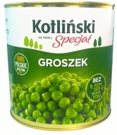 Zelený hrášok konzervovaný 2500g 2,5kg