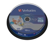 Verbatim BD-R Blu-ray disky 25 GB Potlačiteľné 10-balenie