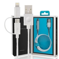 KÁBEL MFI FOREVER 2v1 PRE APPLE LIGHTNING +MICROUSB