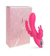 BUNNY MASSAGER ANAL CLITORIST STIMULAR 3v1