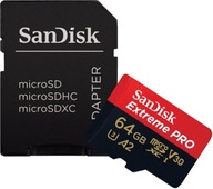 SANDISK MICROSDXC 64GB EXTREME PRO UHS-3 170MB/S