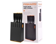 Fiskars SADA 5 NOŽOV BLACK BLOCK Nôž 1014190 6 ks