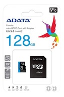 Adata microSD Premier 128GB UHS1/CL10/A1 + adaptér