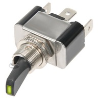 Vypínač ON/OFF 30A/12V, zelená LED