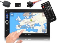 RÁDIO GPS NAVIGÁCIA 2DIN MAPA EURÓPY PLAY SD USB