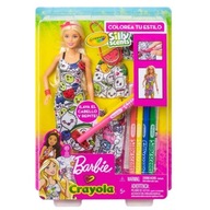 Bábika Barbie Crayola s vôňou farieb GGT44