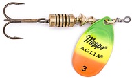 MEPPS AGLIA FLUO TIGER SPINNER č.4/9,0g