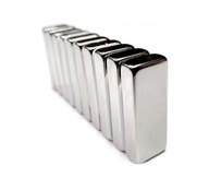 Magnety NEODYMIUM Lamellar 25x10x5 mm STRONG N42 silná obdĺžniková lišta