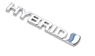 Emblem BADGE nálepka s nápisom HYBRID Toyota Audi