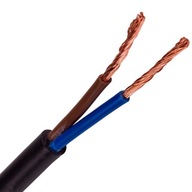 100 m kábel, 2-žilový elektrický kábel 2x1,0mm2