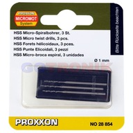 Proxxon 28854 Sada 3 vrtákov HHS 1,0 mm