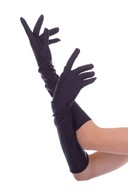 Retro erotická spodná bielizeň s dlhými čiernymi rukavicami