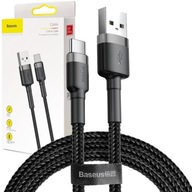 BASEUS RÝCHLY USB/USB-C QC KÁBEL SILNÝ KÁBEL PRE TELEFÓN A POČÍTAČ 3m