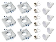 HALOGÉNOVÉ SKLENENÉ SVIETIDLÁ + LED 5W + GU10 SET