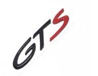 ZNAK ODZNAK LOGO VÝPIS 3D PORSCHE GTS lesklý