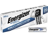 10x ENERGIZER Ultimate Lithium LR6 AA L91 1,5V batéria