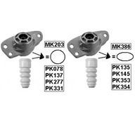 MONROE NÁRAZNÍKY, KRYTY TLUMIČOV VW PASSAT AUDI