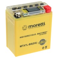 BATÉRIA GEL LCD MTX7L-BS YTX7L-BS 7Ah MORETTI