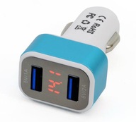 USB nabíjačka 12V 24V + skúšačka napätia voltmetra