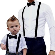 TIE HARNESS set DAD SON set podväzkov s motýlikom